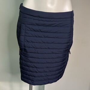 Jack Wolfskin Navy Blue Classic Puffer Skirt medium